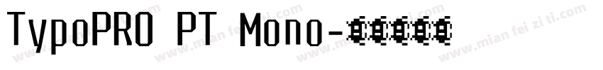 TypoPRO PT Mono字体转换